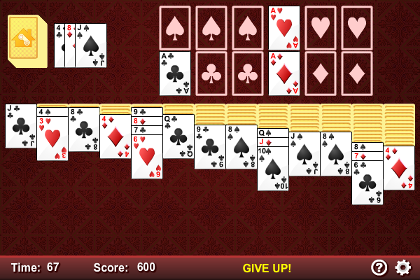 Quadruple Klondike Solitaire - Play Online for Free