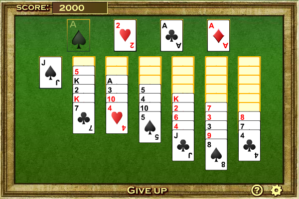 Paciência Yukon - Jogar Grátis Online no Solitaire 365